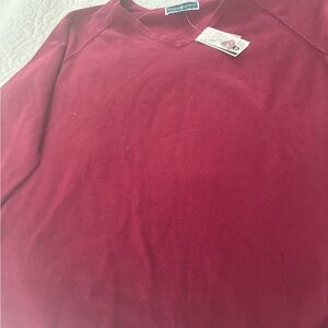 Karen Scott Burgundy Sweater